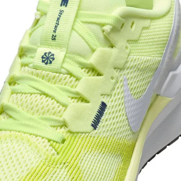 RARE Nike Air Zoom Structure 25 Volt/Grey/Wht Run Gym Sport Cross-Trainer DJ7884 - Picture 15 of 16